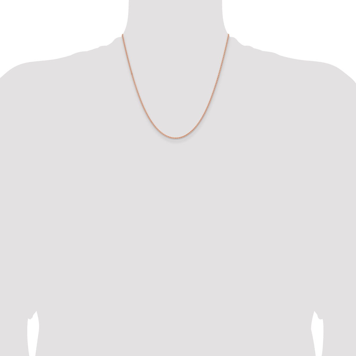 Gold (10K & 14K) Spiga Chain - 14k Rose Gold / 20 in / 1.7 mm