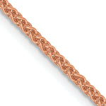 Gold (10K & 14K) Spiga Chain - 14k Rose Gold / 16 in / 1.7 mm