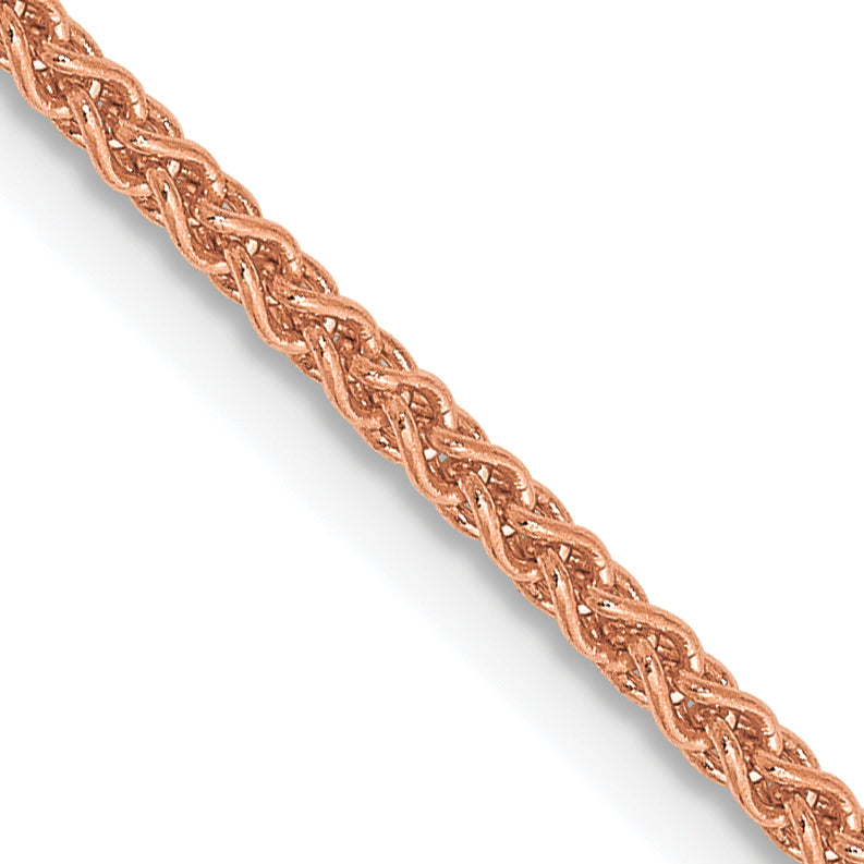 Gold (10K & 14K) Spiga Chain - 14k Rose Gold / 16 in / 1.7 mm