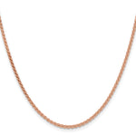 Gold (10K & 14K) Spiga Chain - 14k Rose Gold / 16 in / 2.1 mm