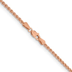 Gold (10K & 14K) Spiga Chain - 14k Rose Gold / 16 in / 2.1 mm