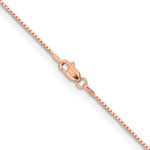 Gold (10K & 14K) Box Chain - 14k Rose Gold / 16 in / 0.95 mm