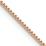 Gold (10K & 14K) Box Chain - 14k Rose Gold / 16 in / 0.95 mm
