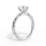 Adrienne Heart Cut Lab Grown Diamond Platinum Engagement Ring - View 2