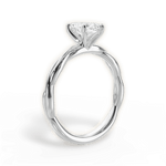 Adrienne Marquise Cut Lab Grown Diamond 14Kt White Gold Engagement Ring - View 2