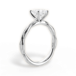 Adrienne Princess Cut Lab Grown Diamond 14Kt White Gold Engagement Ring - View 2