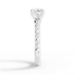Cindy Asscher Cut Lab Grown Diamond 14Kt White Gold Engagement Ring - View 4