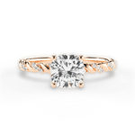 Cindy Cushion Cut Lab Grown Diamond 18Kt Rose Gold Engagement Ring