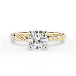 Cindy Cushion Cut Lab Grown Diamond 18Kt Yellow Gold Engagement Ring