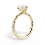 Cindy Heart Cut Lab Grown Diamond 18Kt Yellow Gold Engagement Ring - View 3