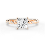 Cindy Princess Cut Lab Grown Diamond 18Kt Rose Gold Engagement Ring