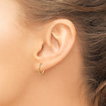 Madi K® Endless Hoop Earrings - 14k Yellow Gold / 1.25 mm / 12 mm