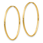 Madi K® Endless Hoop Earrings - 14k Yellow Gold / 1.25 mm / 33 mm