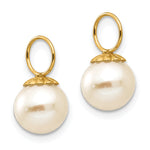 14k Madi K 5mm Freshwater Cultured Pearl Hoop Enhancers