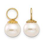14k Madi K 5mm Freshwater Cultured Pearl Hoop Enhancers