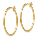Gold Hoop Earrings - 26 mm