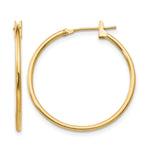 Gold Hoop Earrings - 26 mm