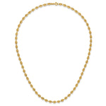 14k Yellow Gold Polished 4.5mm Fancy Link 18 inch Necklace, view 5