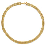 14k Polished 8.00mm Fancy Multi-Link 18 inch Necklace