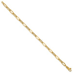 14k Polished 4mm Paperclip Link 18 inch Necklace
