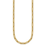 14k Polished 4.3mm Paperclip Link 18 inch Necklace