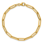 14k Polished 4.3mm Paperclip Link 7.5 inch Bracelet