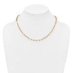 14k Polished 4.75mm Paper Clip Link 18 inch Necklace