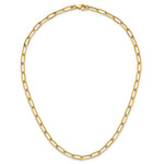 14k Polished 4.75mm Paper Clip Link 18 inch Necklace