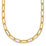 14k Polished 4.75mm Paper Clip Link 18 inch Necklace