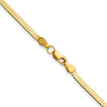 Gold (10K & 14K) Silky Herringbone Chain - 14k Yellow Gold / 16 in / 2.5 mm