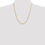 Gold (10K & 14K) Silky Herringbone Chain - 14k Yellow Gold / 22 in / 2.5 mm