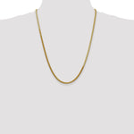 Gold (10K & 14K) Silky Herringbone Chain - 14k Yellow Gold / 24 in / 3 mm
