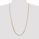 Gold (10K & 14K) Silky Herringbone Chain - 14k Yellow Gold / 30 in / 3 mm