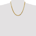 Gold (10K & 14K) Silky Herringbone Chain - 14k Yellow Gold / 20 in / 4 mm