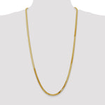 Gold (10K & 14K) Silky Herringbone Chain - 14k Yellow Gold / 30 in / 4 mm