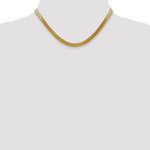 Gold (10K & 14K) Silky Herringbone Chain - 14k Yellow Gold / 16 in / 5 mm