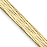Gold (10K & 14K) Silky Herringbone Chain - 14k Yellow Gold / 16 in / 5 mm