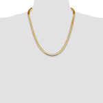 Gold (10K & 14K) Silky Herringbone Chain - 14k Yellow Gold / 22 in / 5.5 mm