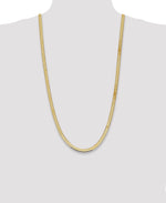 Gold (10K & 14K) Silky Herringbone Chain - 14k Yellow Gold / 30 in / 5.5 mm
