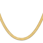 Gold (10K & 14K) Silky Herringbone Chain - 14k Yellow Gold / 16 in / 6.5 mm