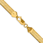 Gold (10K & 14K) Silky Herringbone Chain - 14k Yellow Gold / 16 in / 6.5 mm