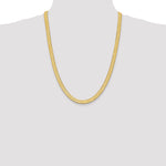 Gold (10K & 14K) Silky Herringbone Chain - 14k Yellow Gold / 24 in / 6.5 mm