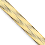 Gold (10K & 14K) Silky Herringbone Chain - 14k Yellow Gold / 16 in / 6.5 mm