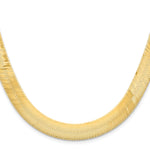 Gold (10K & 14K) Silky Herringbone Chain - 14k Yellow Gold / 18 in / 10 mm