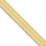 Gold (10K & 14K) Silky Herringbone Chain - 14k Yellow Gold / 18 in / 10 mm