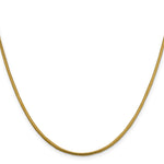 14K 18 inch 1.85mm Round Snake Chain