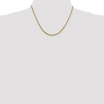 14K 18 inch 1.85mm Round Snake Chain