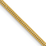 14K 18 inch 1.85mm Round Snake Chain