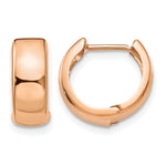 Hinged Hoop Earrings - 14k Rose Gold