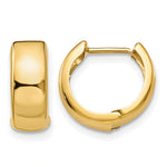 Hinged Hoop Earrings - 14k Yellow Gold